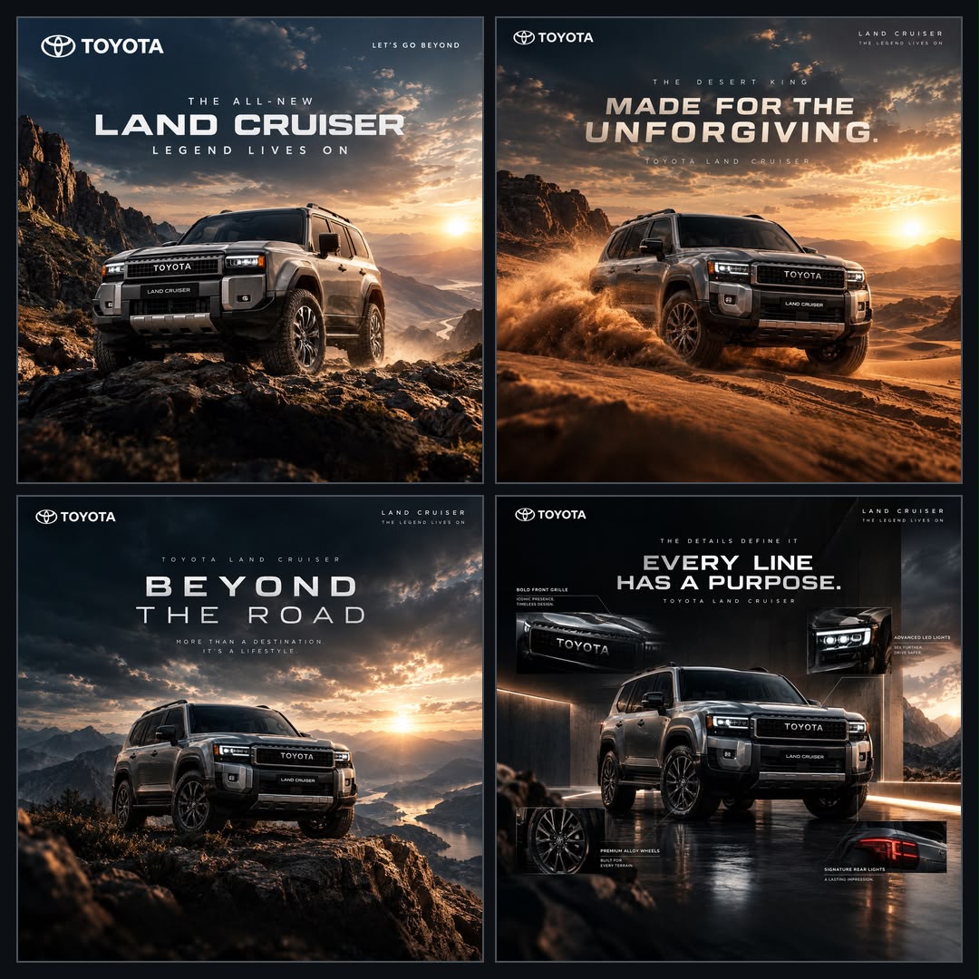 Toyota Land Cruiser — حملة إعلانية متكاملة