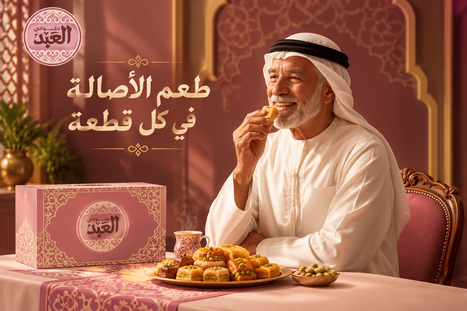حلويات العبد — حملة للعلامة التجارية