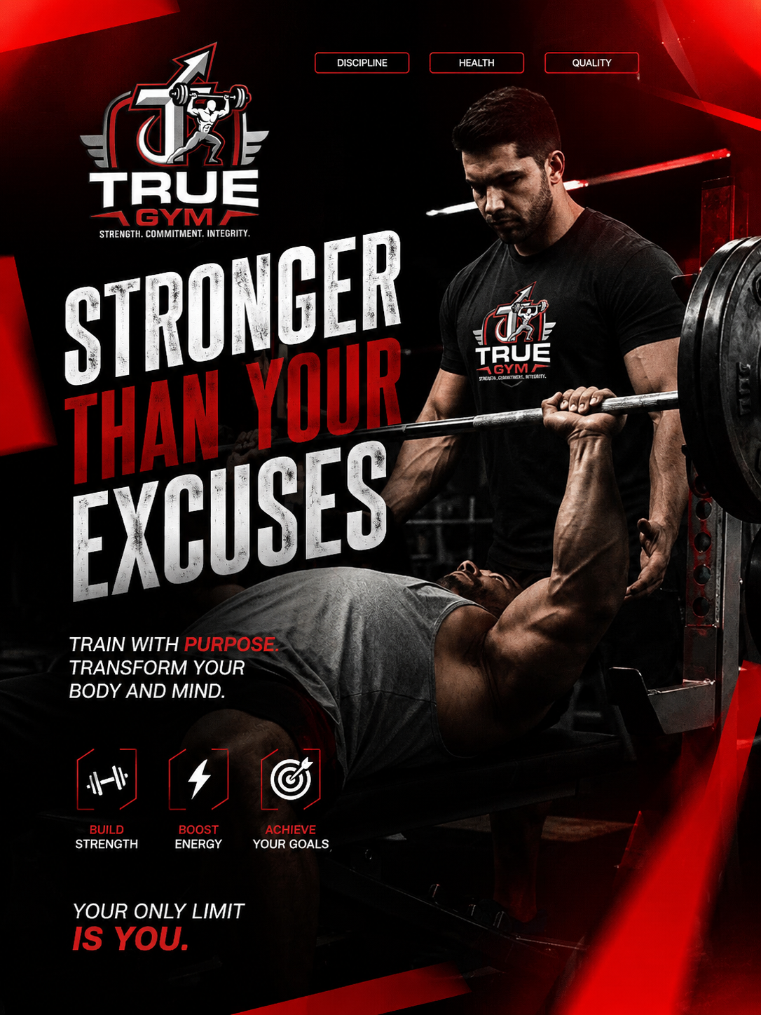 True Gym — حملة سوشيال ميديا